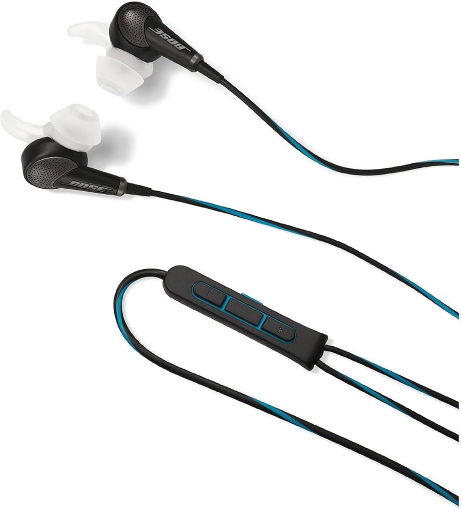 イヤホン Bose QuietComfort 20 QC20 Bose QuietComfort 20 Acoustic Noise Cancelling Headphones (Black